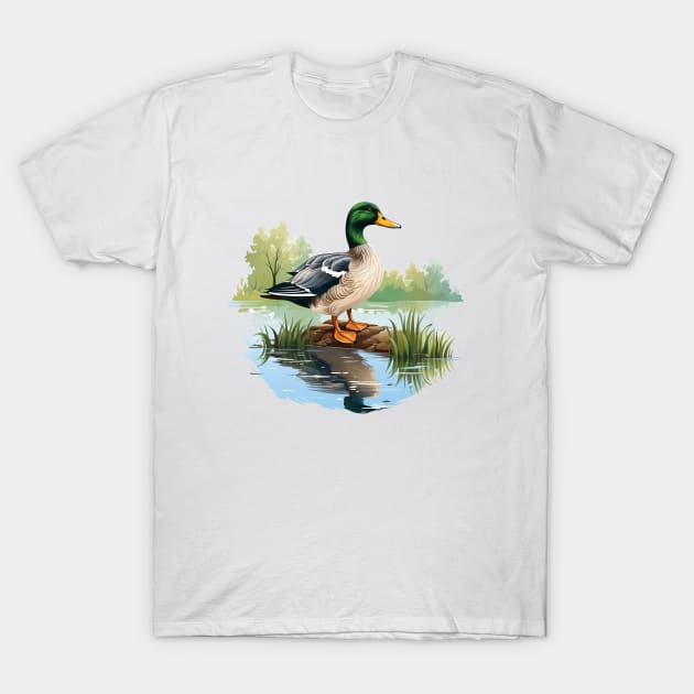 Mallard T-Shirt by zooleisurelife